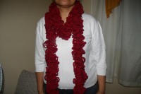 Manta Vermelha de Babado