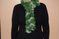 Manta Verde de Babados